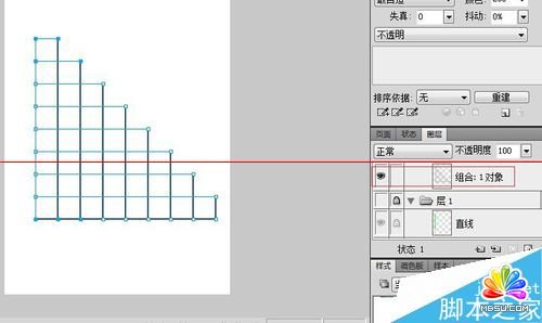 Fireworks CS5怎么制作3D网格线？