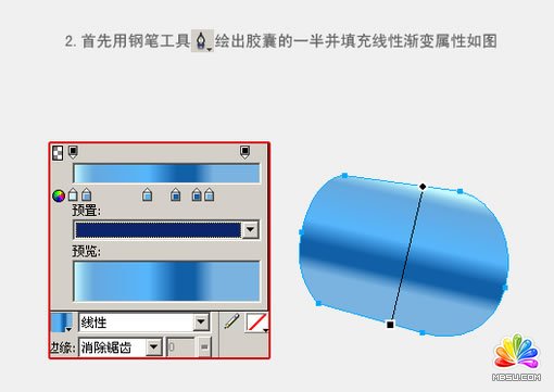 Fireworks教程：有光泽的胶囊