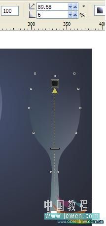coreldraw x4鼠绘教程：绘制一只逼真的玻璃杯_中国教程网
