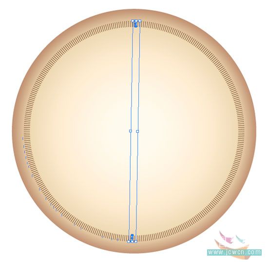 illustrator鼠绘教程：简单绘制金色指南针_网页设计