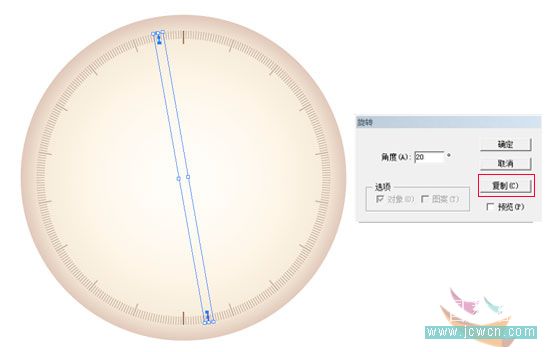 illustrator鼠绘教程：简单绘制金色指南针_网页设计