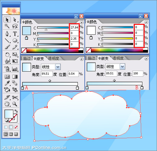 illustrator cs2教程：鼠绘合成制作儿童节主题海报_网页设计