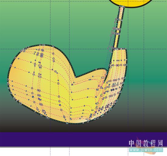 coreldraw鼠绘教程：绘制可爱卡通小狗“钱钱”_jcwcn.com