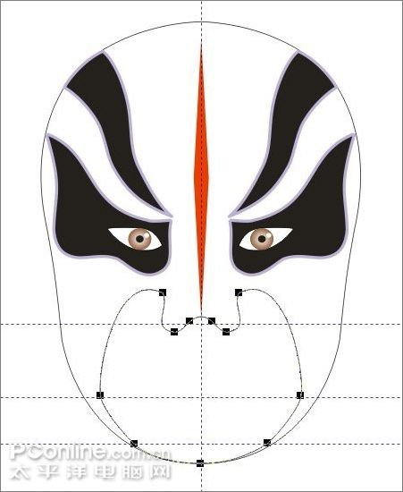coreldraw打造民族遗产京剧脸谱