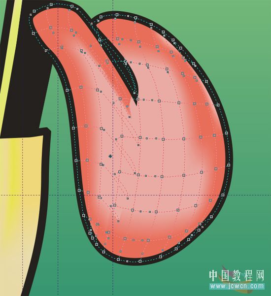 coreldraw鼠绘教程：绘制可爱卡通小狗“钱钱”_jcwcn.com