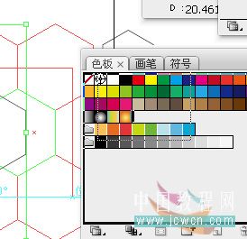 illustrator教程：定义六边形无缝拼贴图案（色板）_网页设计