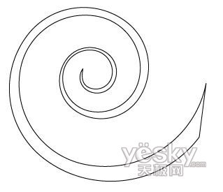 illustrator巧绘矢量螺旋形状_网页设计_www.jcwcn.com