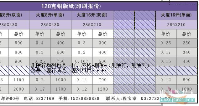 coreldraw实例教程：x4版本表格功能详解_中国教程网