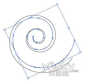 illustrator巧绘矢量螺旋形状_网页设计_www.jcwcn.com