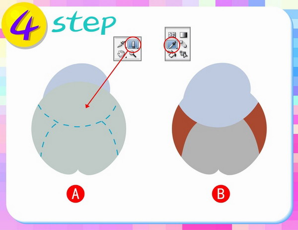 illustrator绘制精巧可爱的动物图案_天极设计在线转载